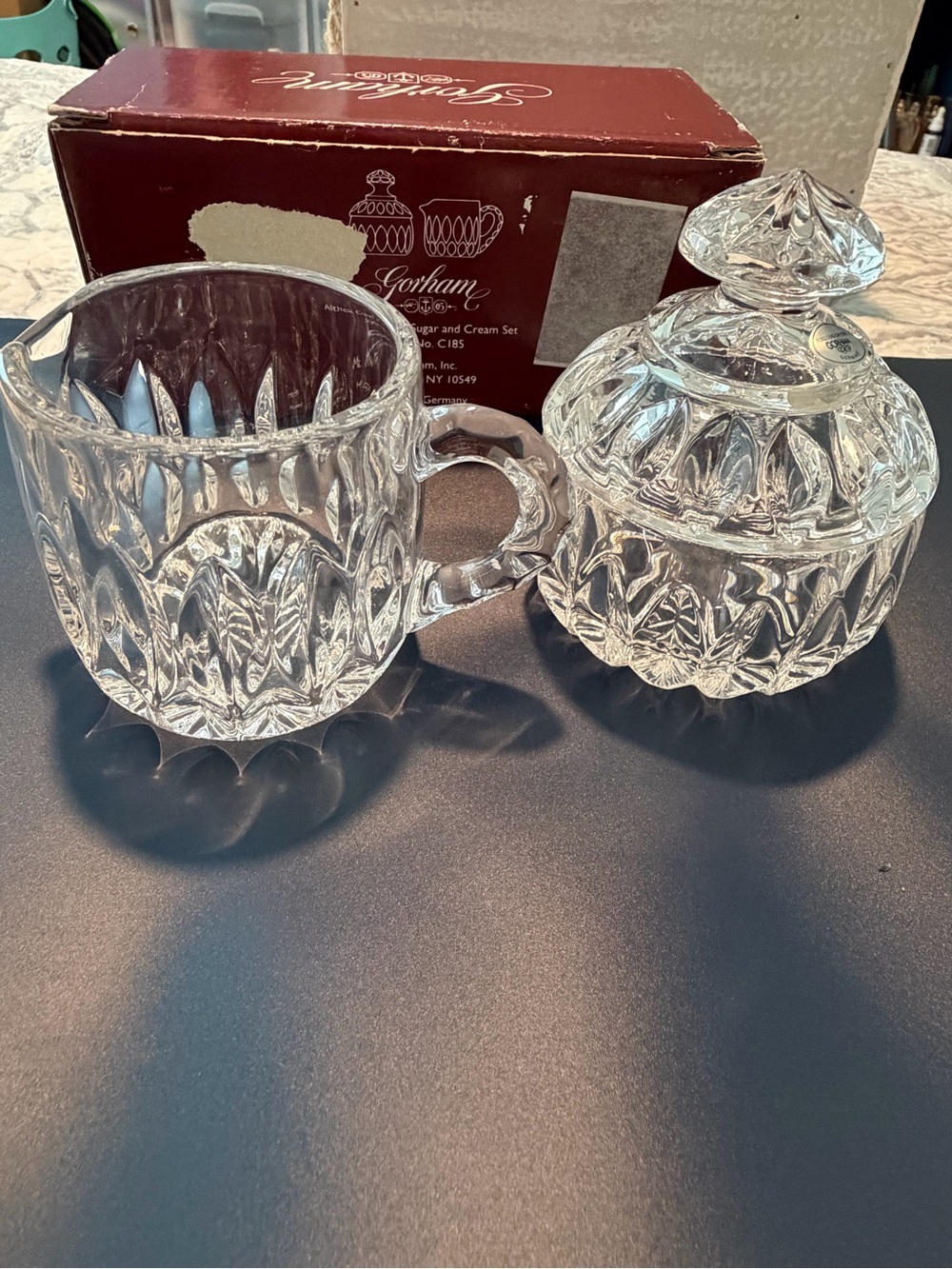 Vintage Gorham Altheacrystal set